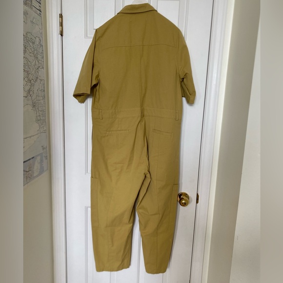 ⭐️ Shades of Grey by Micah Cohen jumpsuit mustard size medium - Picture 7 of 8